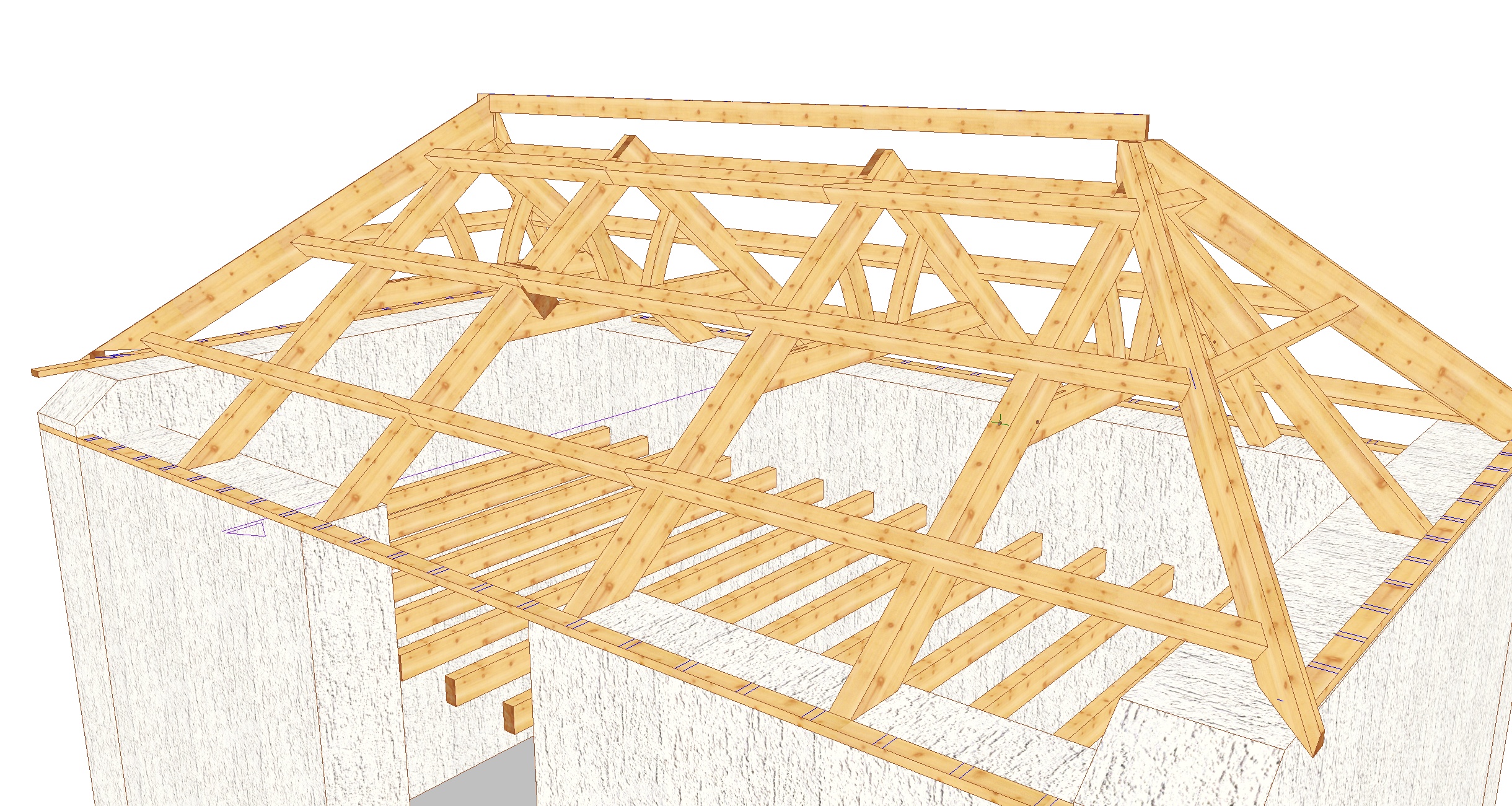 3D CAD CAM timber design